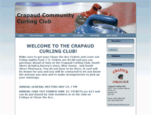 Tablet Screenshot of crapaudcurlingclub.com